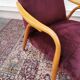 Fauteuil vintage en velours
