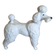 Figurine Chien Caniche en  Porcelaine Beswick England