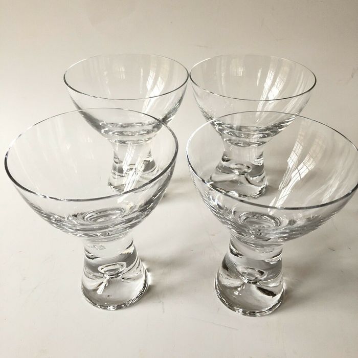 Set of 4 champagne glasses by Tapio Wirkkala for iittala