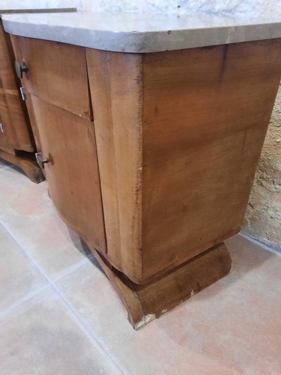 Pair of bedside tables 30s