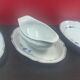 Gravy boat + 2 ramekins Bernardaud Limoges Décors De Sabran