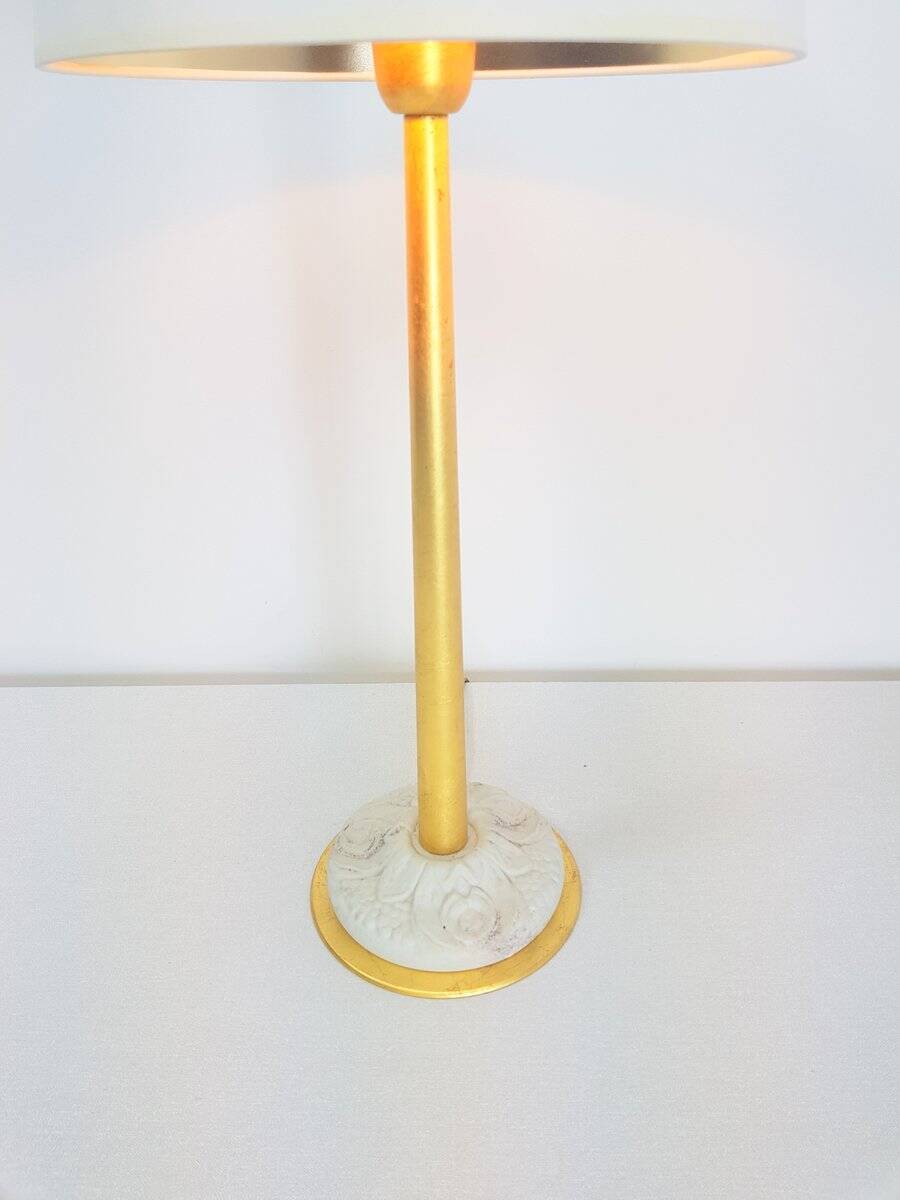 Regency Golden Table Lamp by Giulia Mangani, 1970s