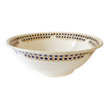 Large round dish/salad bowl from Faïencerie Nouvelle de Givors, "Maryse" model