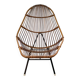 Rattan chair, vintage design, 1960s