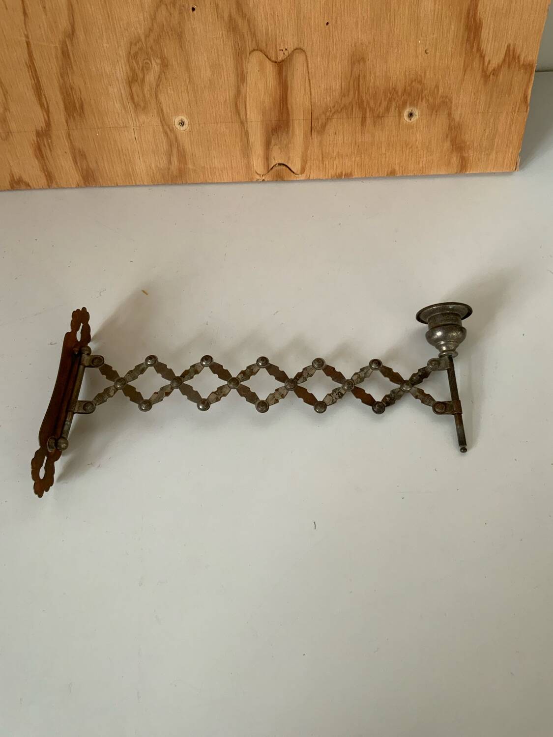Old wall candle holder