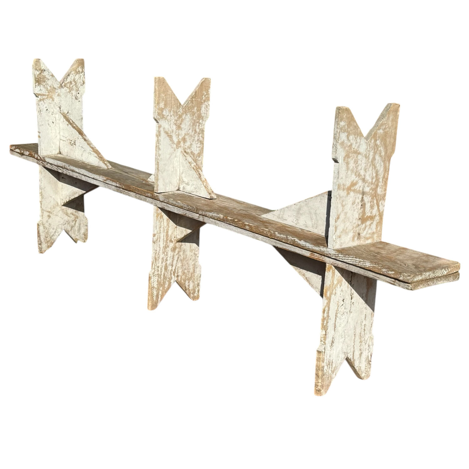 Pair of Bordeaux winemaker benches, France, 50s