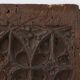 Late Gothic carved oak relief panel, France 15th century
