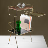 Accent furniture in gilded metal