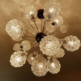 Large vintage pendant light, 70s