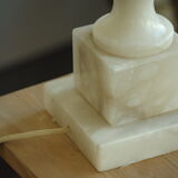 Lamp column in alabaster from the 1970s