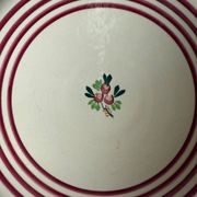 Round hollow ironstone dish from Gien