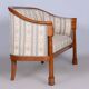 Biedermeier Birch Seating Set, Vienna, Austria, 1830s, Set of 3