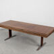German rosewood adjustable table from e.m.ü, 1960s