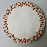 Tripod worker, sewing box, rattan and wood, 60s