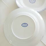 Set of 8 Onnaing soup plates, Perles