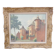 Canvas on Oil representing the Manor of Vassinhac in Collonges-la-Rouge by F DARDEL