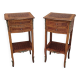 Pair of antique Louis XVI bedside tables