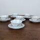 12-piece coffee service in Sologne porcelain, France