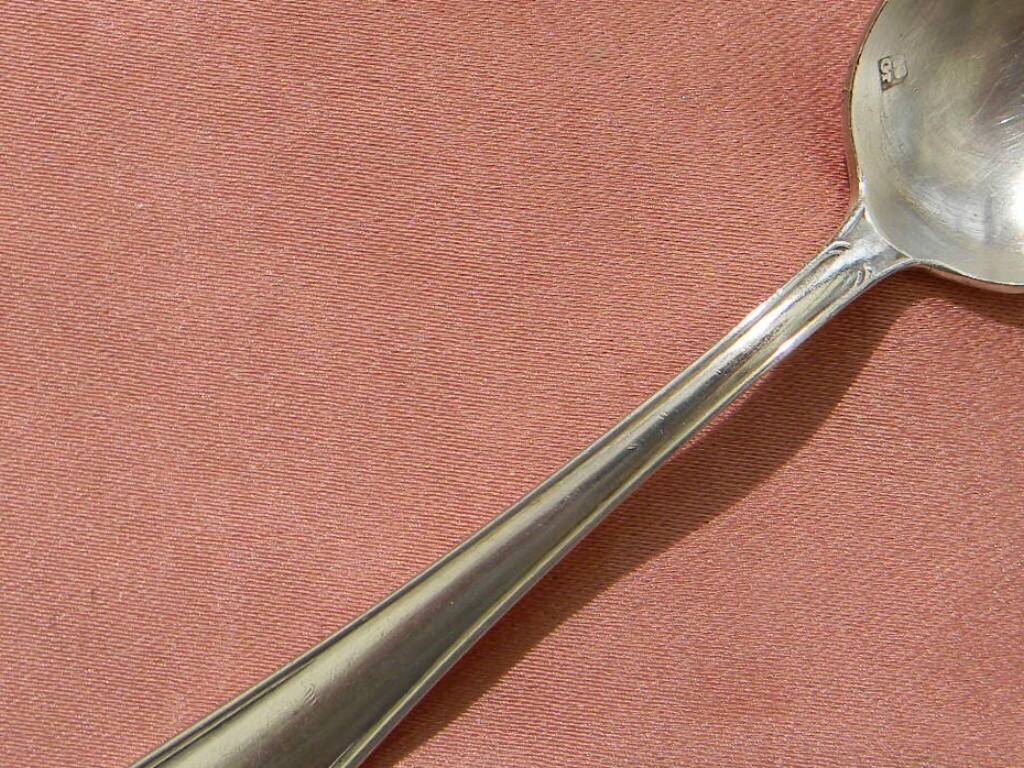 Set of 6 silver-plated teaspoons