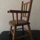 Wooden chair for dolls, early 20th century