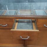 Vintage Store Counter | Retro Display Cabinet | Stylish Mid-Century Shop