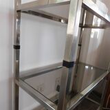 Glass bookcase shelf