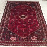 Handmade Persian QashQai rug 284x214cm