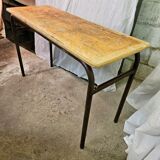 Double school desk 1970