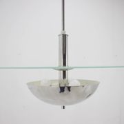 1930s Restored Art Deco Chandelier, Czechoslovakia
