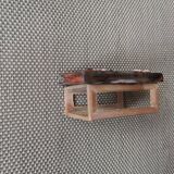 Dove pattern ceramic plate - matchbox - Mid 20th century