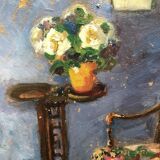 Painting bouquet of flowers