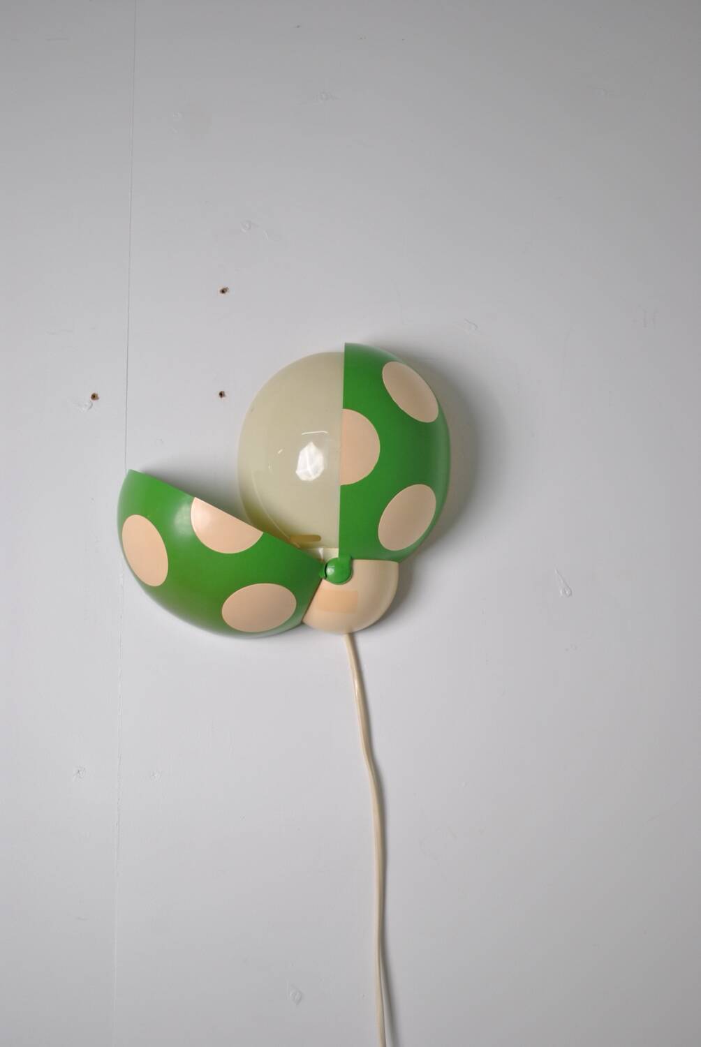 Lucinelle ladybug wall lamp by Jean-Pierre Vitrac 1979