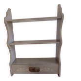 Etagère murale relooquée
