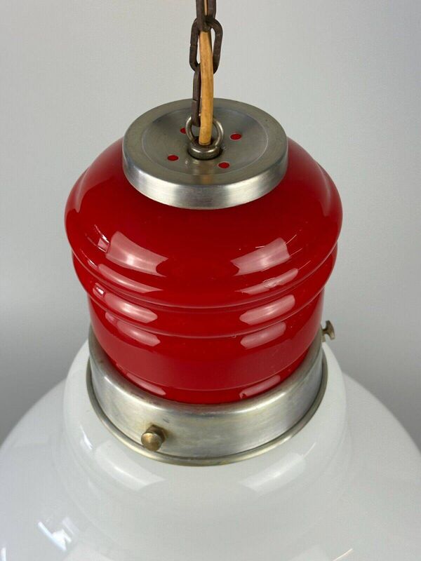 Lampe mazzega murano plafonnier en verre italie space age 60s 70s