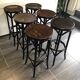 Series of 6 bistro stools