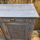 Low sideboard in solid wood