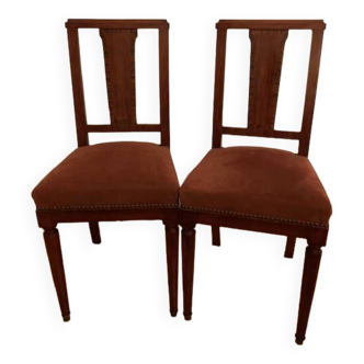 Set of two art deco chairs