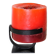 1970 wrought iron candlestick with its period coloured candle.