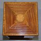Edwardian burr walnut revolving bookcase with Sheraton inlays circa 1900