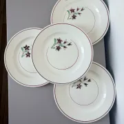 4 vintage flat plates from the Salins factory 210638