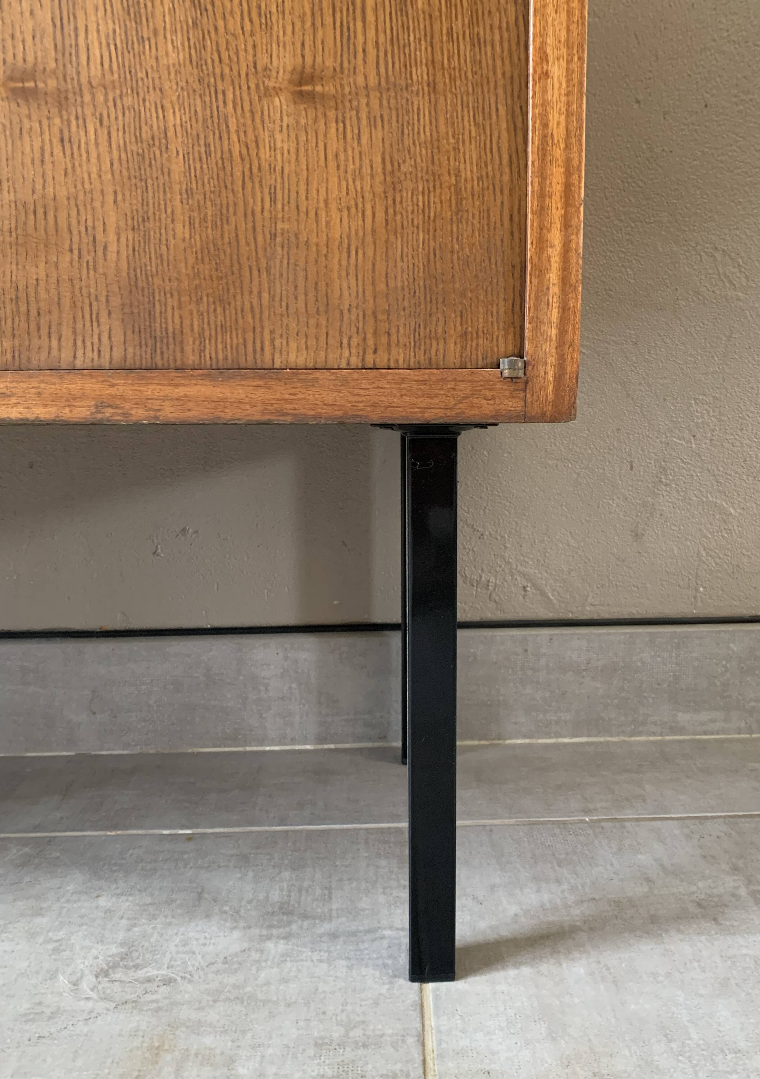 Vintage Scandinavian sideboard 2 modules in oak, 1960s