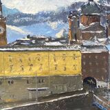 Landscape of Salzburg in 1953