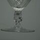 4 verres à vin  ou eau en cristal gravé
