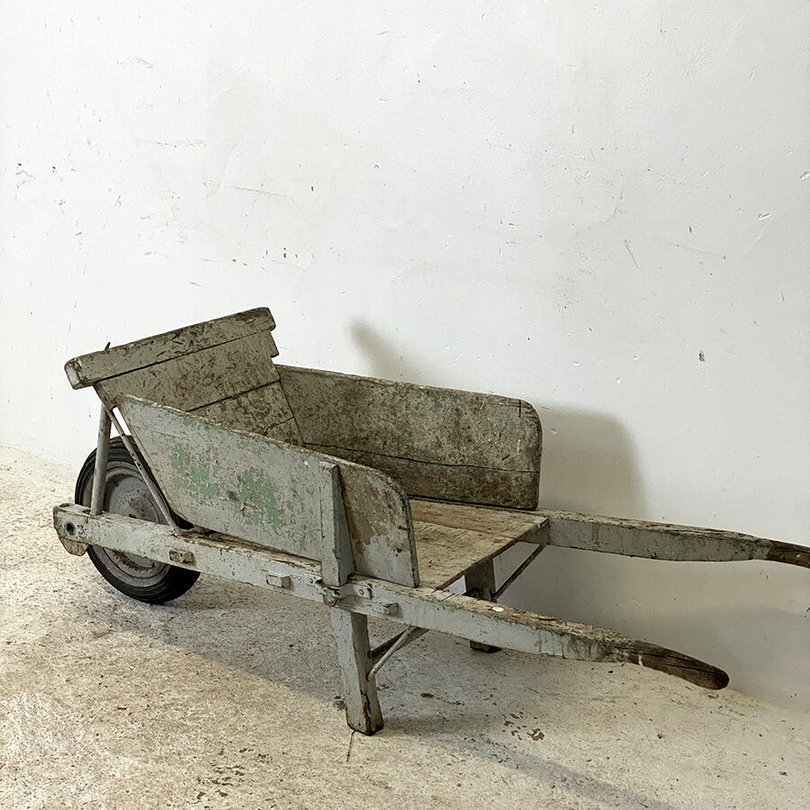 Vintage wheelbarrow 50's