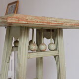 Old wooden side table