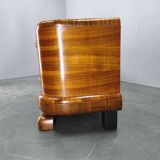 Art Deco Walnut Sideboard, Czechoslovakia, 1930s