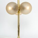 Pair of large brass table lamps by Kaiser, Germany, 1970s.