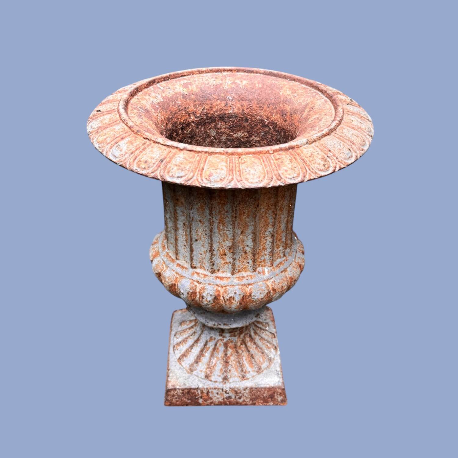 Antique Medici cast iron vase