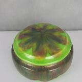 Stoneware box signed Lacheny / Puisaye