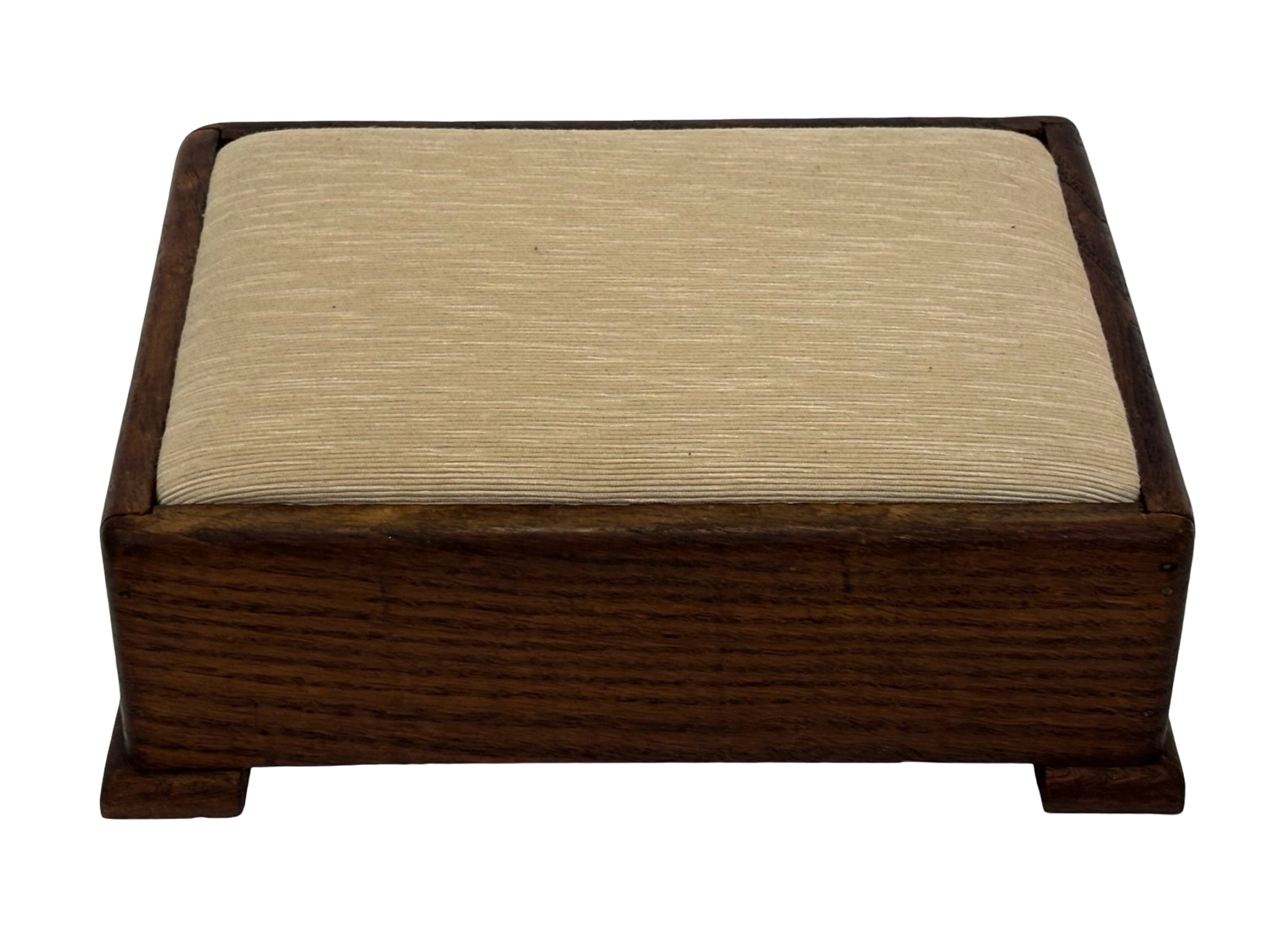Art Deco footstool foot rest minimalist 30's design